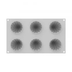 Moule Silicone Sapin Magique Ø 6,7 x H 7,4 cm (x6) Silikomart