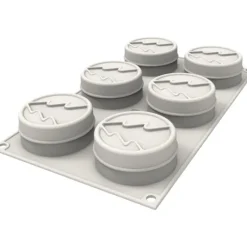 Moule Silicone Sapin Mini Hiver Ø 7 x H 3 cm (x6) Silikomart