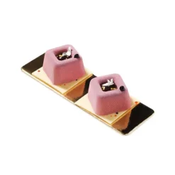 Moule Silicone Savarins Carrés 4,8 cm x H 3 cm (x15) Silikomart