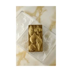 Moule Tablette Chocolat Boule Noël 15,4 x 7,7 cm Pavoni