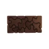 Moule Tablette Chocolat Camouflage 15,4 x 7,7 cm x H 0,8 cm (x3) Pavoni