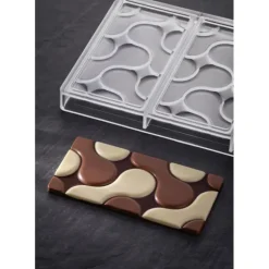 Moule Tablette Chocolat Flow 15,4 x 7,7 x H 0,8 cm (x3) Pavoni