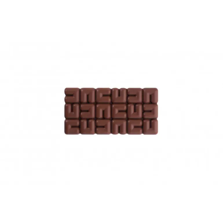 Moule Tablette Chocolat Ola 15,5 x 7,7 cm x H 1 cm (x3) Pavoni