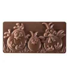 Moule Tablette Chocolat Pâques 15,4 x 7,2 cm (x3) Pavoni