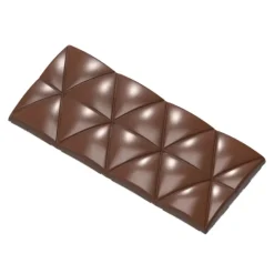 Moule Tablette Chocolat Triangles Convexes 12,4 x 5,5 cm (x4) Chocolate World