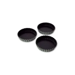 Moule Tartelette 9,5 cm x H 1,7 cm (x12) Matfer