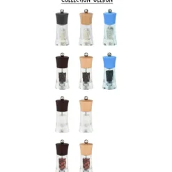 Moulin à Piment Oléron 14 cm Transparent-Chocolat Peugeot