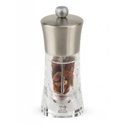 Moulin à Piment Ouessant 14 cm Transparent-Inox Peugeot