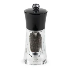 Moulin à Poivre Molène 14 cm Transparent et Noir Peugeot