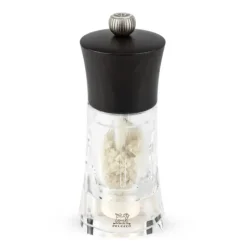 Moulin à Sel Humide Oléron 14 cm Transparent-Chocolat Peugeot