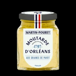 Moutarde d'Orléans aux Graines de Pavot 95g Martin Pouret