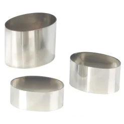Nonnette Ovale Inox 8 cm H6 cm