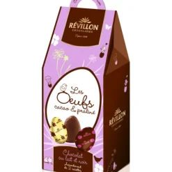 Oeufs Chocolat Lait et Noir Fourrés Assortiment 190g Révillon