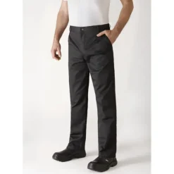 Pantalon de Cuisine Mixte Noir TIMEO T.42 Robur