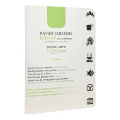 Papier Cuisson EcoPap 40 x 30 cm x50 feuilles Matfer