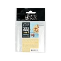 Papier Doré pour Emballage Bonbon Patisdécor (x50)