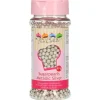 Perles de Sucre Argent Métallique 80g Funcakes