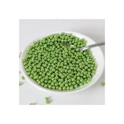 Perles de sucre Vert Métallique 80 g Funcakes