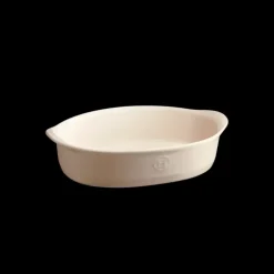 Petit Plat à Four Ovale en Céramique 27,5 x 17,5 cm Argile Emile Henry