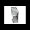Plancha Gaz Lisse sur Meuble 700 x 400 x 900 mm Berto's