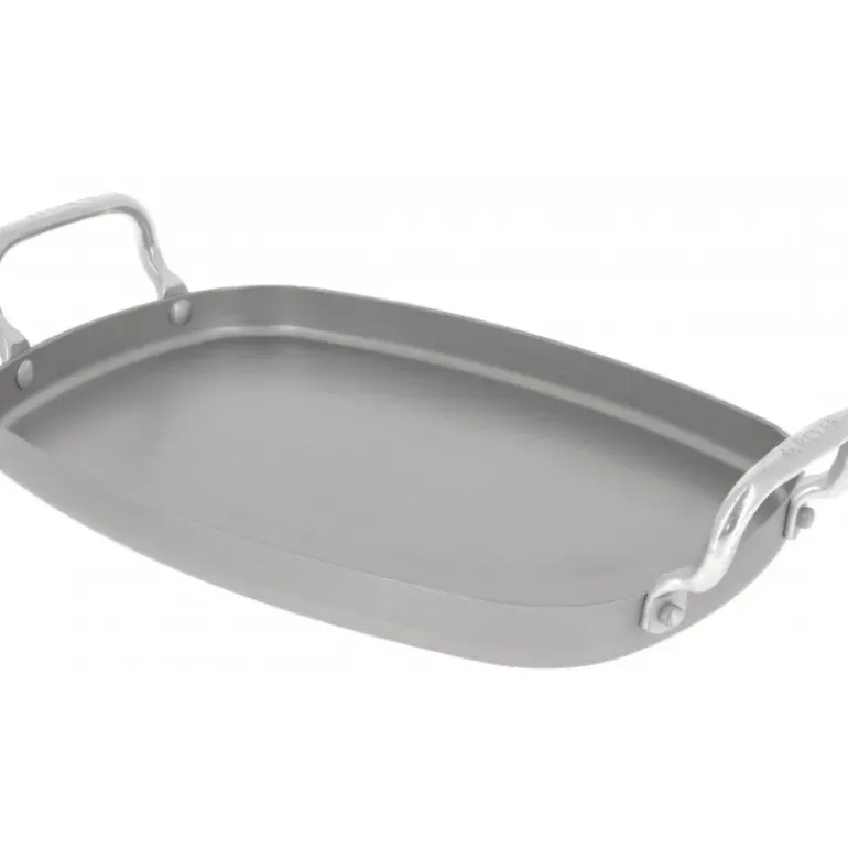 Plancha Lisse 38x26 cm 2 anses Mineral B De Buyer