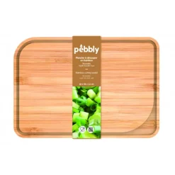 Planche à Découper Bambou avec Rigole 26 x 18 cm Pebbly