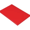 Planche à Découper 40x30 cm H 2cm Polyéthylène Rouge
