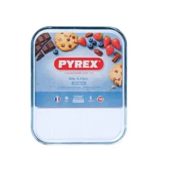 Plaque de Cuisson en Verre Rectangulaire 32 x 26 cm Bake & Enjoy Pyrex