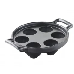 Plat à Escargots Noir 6 trous Belle Cuisine Revol