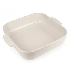 Plat à Four Carré en Céramique Appolia 36 cm Ecru Peugeot