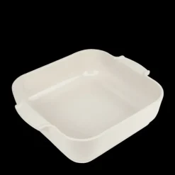 Plat à Four Carré en Céramique Appolia 28 cm Ecru Peugeot