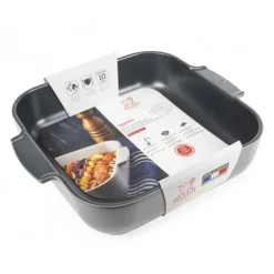 Plat à Four Carré en Céramique Appolia 36 cm Ardoise Peugeot