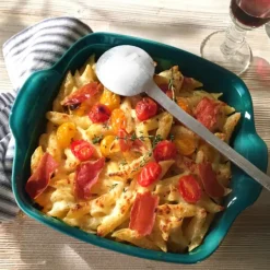 Plat à Four Carré en Céramique 28 x 24 cm Provence Emile Henry