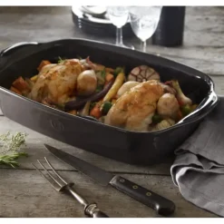 Plat à Four Rectangulaire en Céramique 42,5 x 28 cm Grand Cru Emile Henry