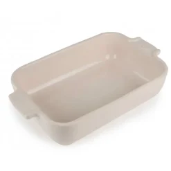 Plat à Four Rectangulaire en Céramique Appolia 22 cm Ecru Peugeot