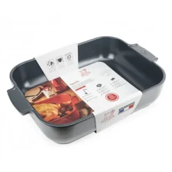 Plat à Four Rectangulaire en Céramique Appolia 40 cm Ardoise Peugeot