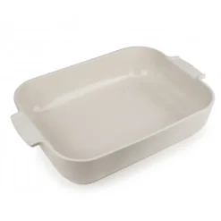 Plat à Four Rectangulaire en Céramique Appolia 40 cm Ecru Peugeot