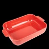 Plat à Four Rectangulaire en Céramique Appolia 32 cm Rouge Peugeot
