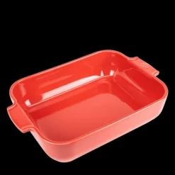 Plat à Four Rectangulaire en Céramique Appolia 32 cm Rouge Peugeot