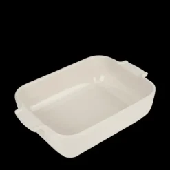 Plat à Four Rectangulaire en Céramique Appolia 25 cm Ecru Peugeot