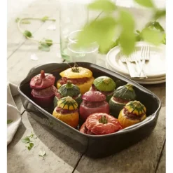 Plat à Four Rectangulaire en Céramique 36 x 22,5 cm Argile Emile Henry