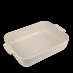 Plat à Four Rectangulaire en Céramique Appolia 32 cm Ecru Peugeot