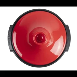 Plat à Tajine en Aluminium Revêtement Céramique 30 cm Rouge Peugeot