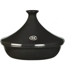 Plat à Tajine en céramique Fusain (Noir) Emile Henry 32 cm