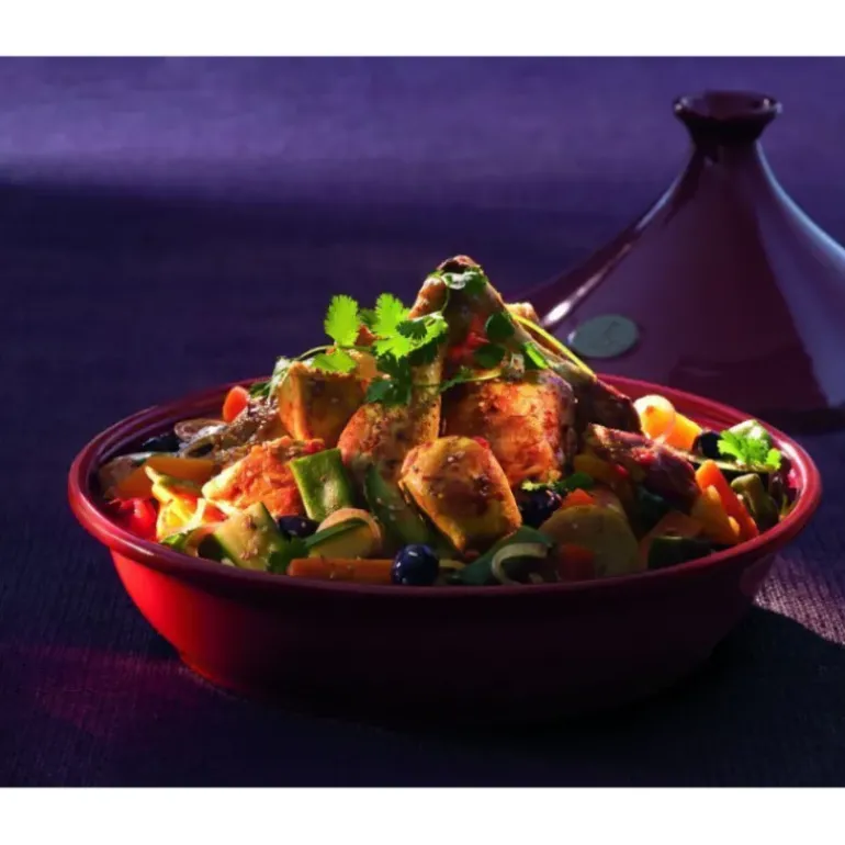 Plat à Tajine en céramique Fusain (Noir) Emile Henry 32 cm