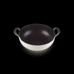 Plat Balti En Fonte Rond 24 cm Meringue Le Creuset