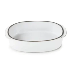 Plat Oblong Blanc Cumulus 19 x 13 cm Caractère Culinaire Revol