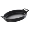 Plat Ovale Noir 28x19 cm Belle Cuisine Revol