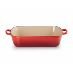 Plat Rectangulaire en Fonte 37 cm Cerise Le Creuset