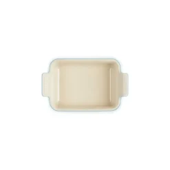 Plat Rectangulaire Héritage en Céramique 32 cm Azur Le Creuset Tradition